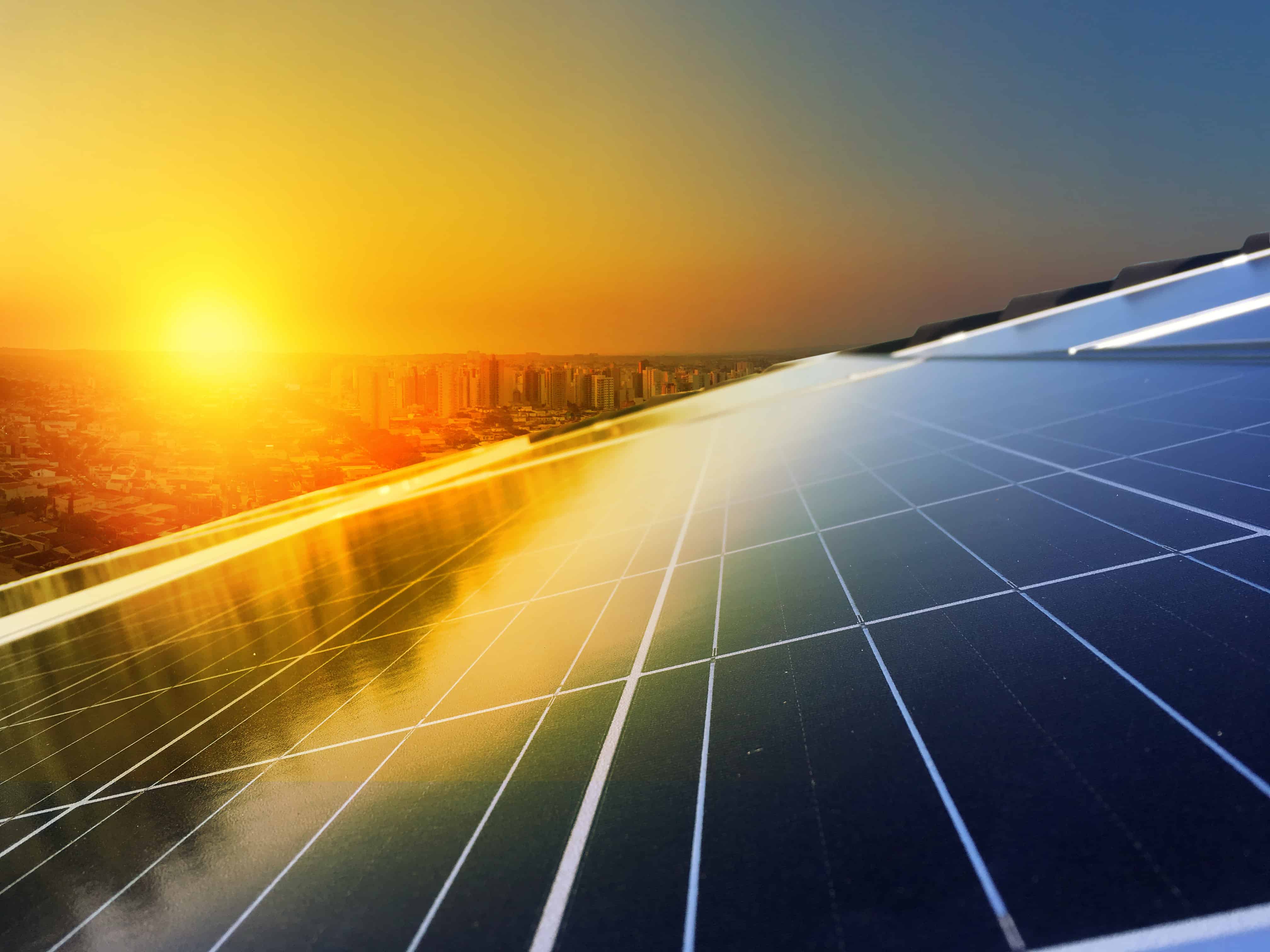 Solar Energy NJ Sun Setting