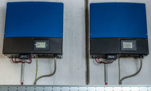 pair of solar inverter repair jobs with wires