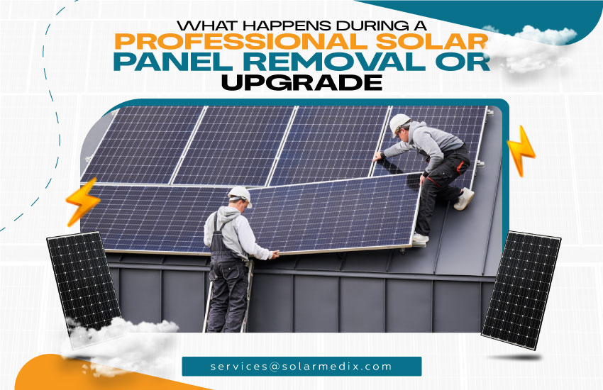 What Happens During a Professional Solar Panel Removal or Upgrade