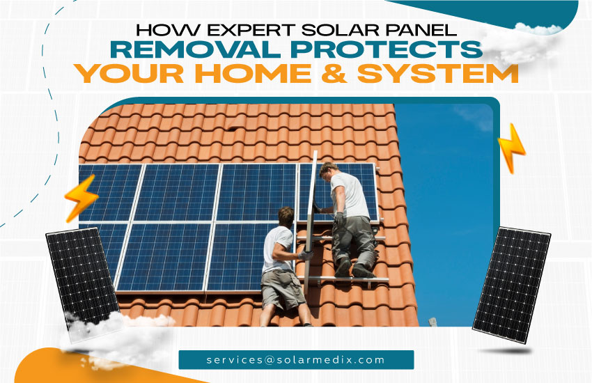 How Expert Solar Panel Removal Protects Your Home & System