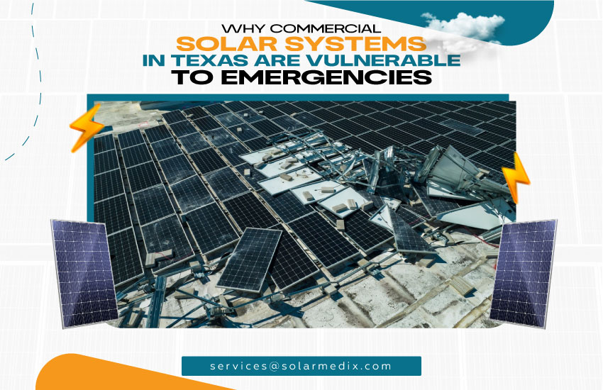 Why Commercial Solar Systems in Texas Are Vulnerable to Emergencies
