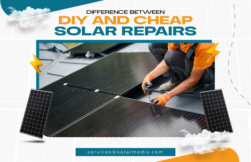 Difference Between DIY and Cheap Solar Repairs