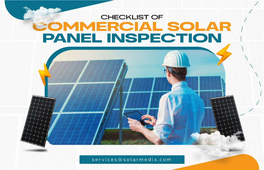 Checklist of Commercial Solar Panel Inspection