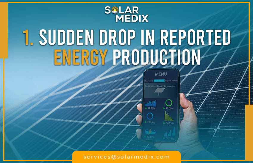 1. Sudden Drop in Reported Energy Production