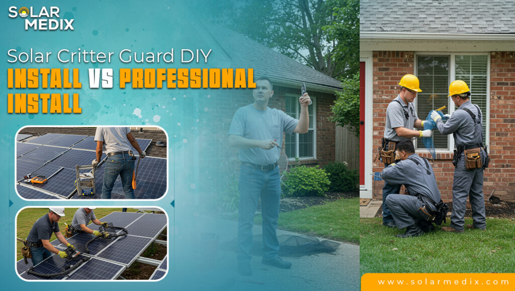 Solar Critter Guard DIY Install vs Professional Install