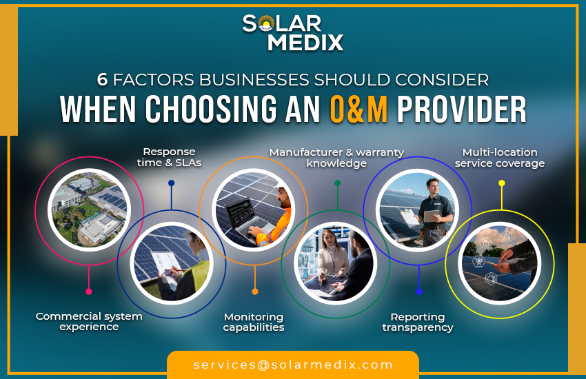 6 Factors Businesses Should Consider When Choosing an O&M Provider