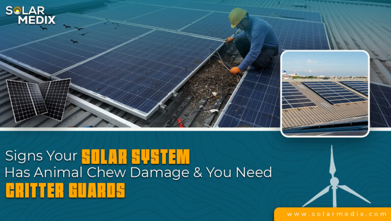 Signs Your Solar System Has Animal Chew Damage & You Need Critter Guards
