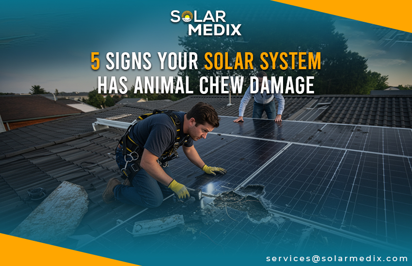 5 Signs Your Solar System Has Animal Chew Damage