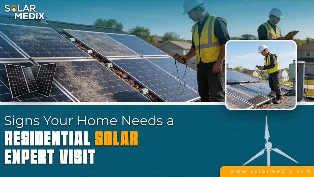 Signs Your Home Needs a Residential Solar Expert Visit