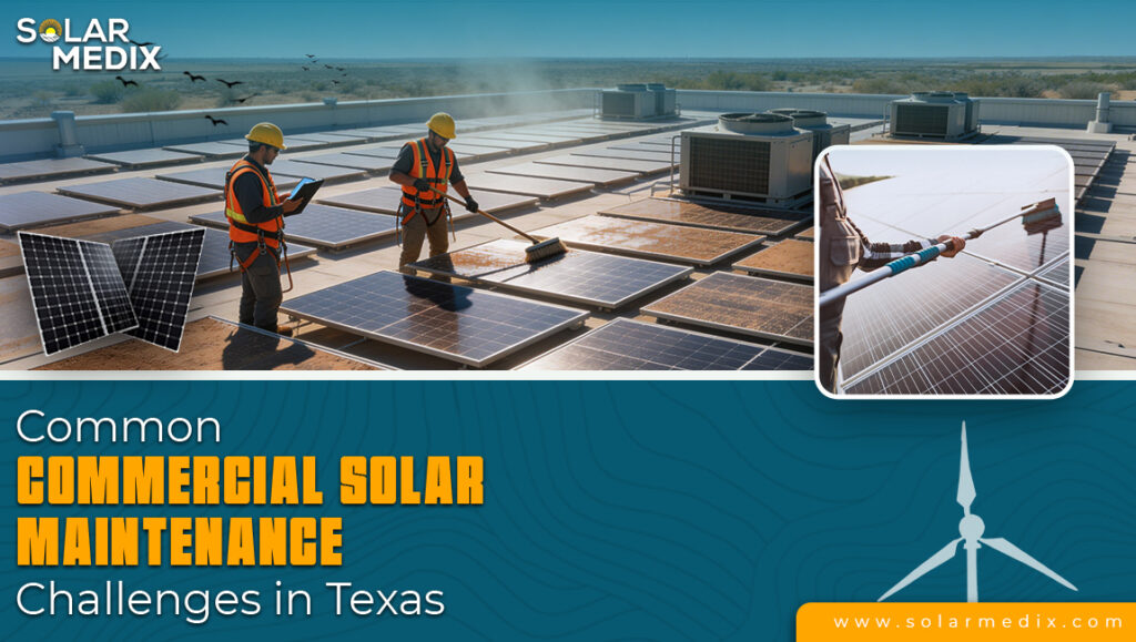 Common Commercial Solar Maintenance Challenges in Texas