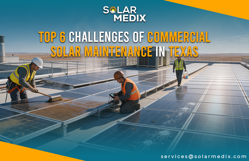 Top 6 Challenges of Commercial Solar Maintenance in Texas