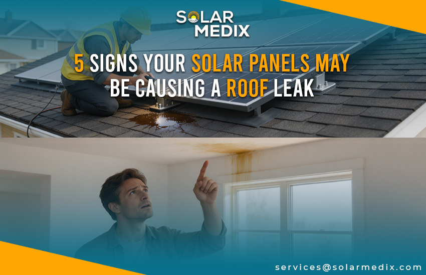 5 Signs Your Solar Panels May Be Causing a Roof Leak