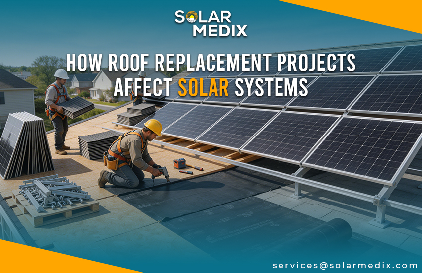 How Roof Replacement Projects Affect Solar Systems