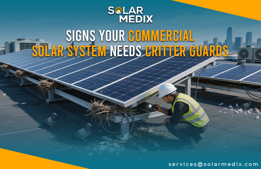 Signs Your Commercial Solar System Needs Critter Guards