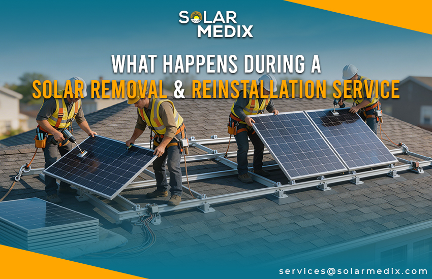 What Happens During a Solar Removal & Reinstallation Service