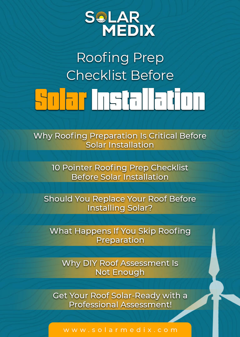FAQs About Roofing Prep Checklist Before Solar Installation