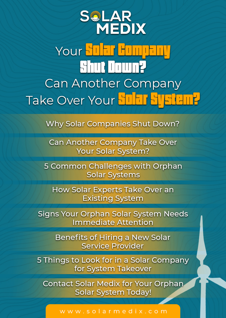 FAQs about Your Solar Company Shut Down? Can Another Company Take Over Your Solar System?