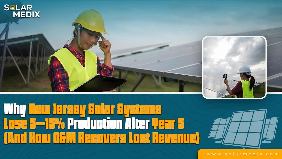 Why New Jersey Solar Systems Lose 5–15% Production After Year 5