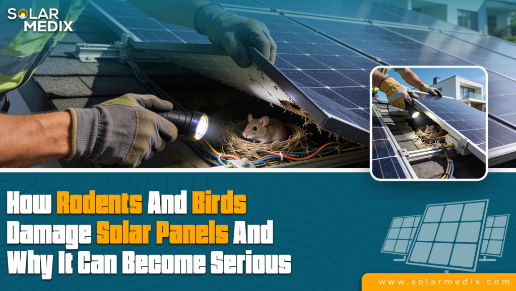 How Rodents And Birds Damage Solar Panels And Why It Can Become Serious