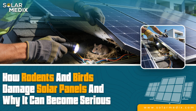 How Rodents And Birds Damage Solar Panels And Why It Can Become Serious