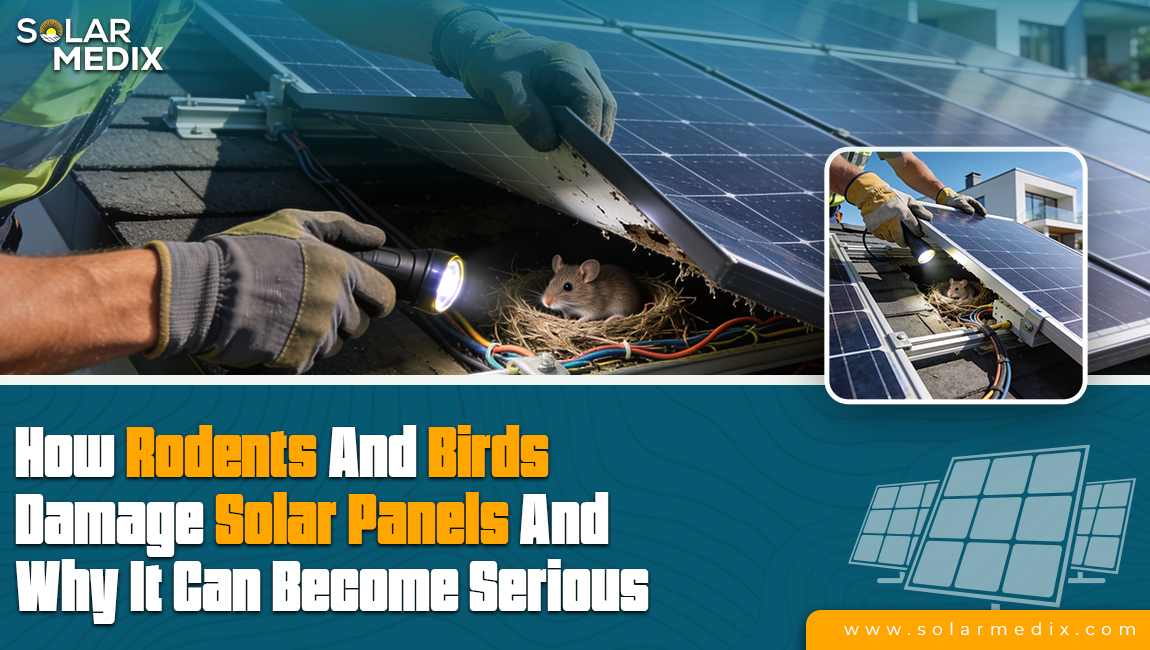 How Rodents And Birds Damage Solar Panels And Why It Can Become Serious
