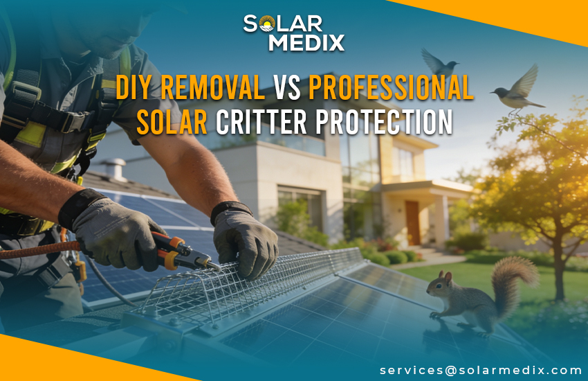DIY Removal vs Professional Solar Critter Protection