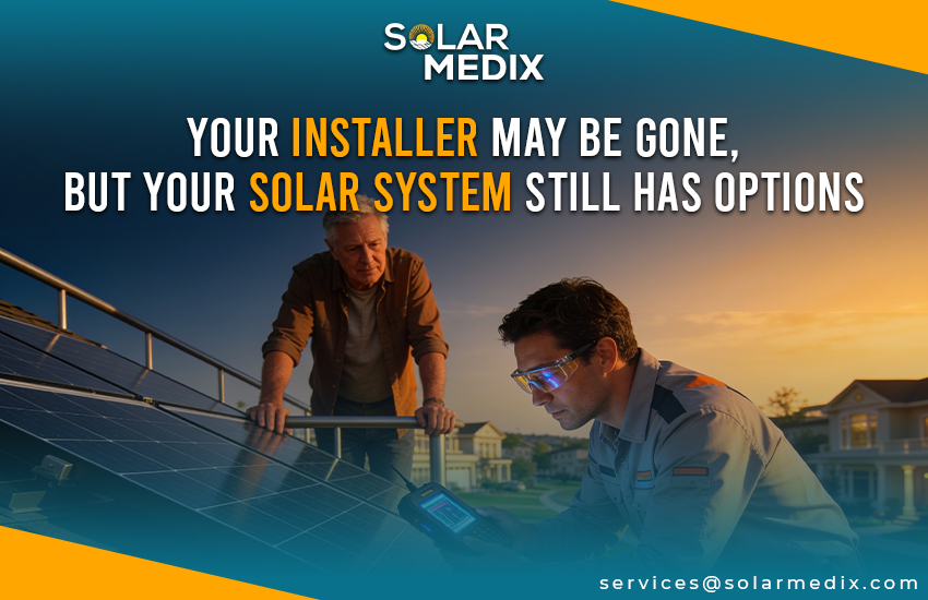 Your Installer May Be Gone, But Your Solar System Still Has Options