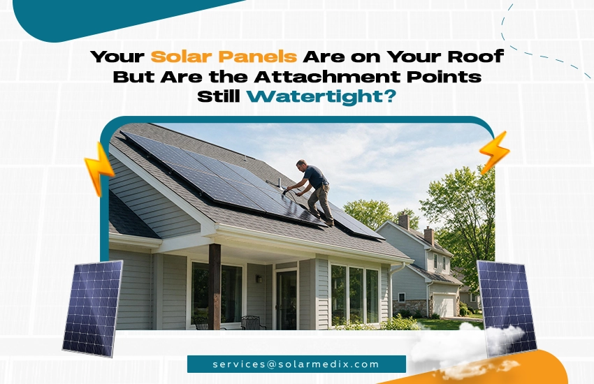 You Found a Water Stain Near Your Solar Array — What Does It Mean