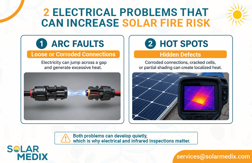 Where Does Solar Fire Risk Actually Come From