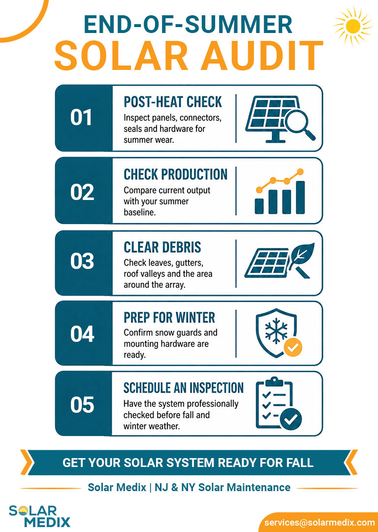 PREPARE YOUR SOLAR SYSTEM FOR FALL & WINTER