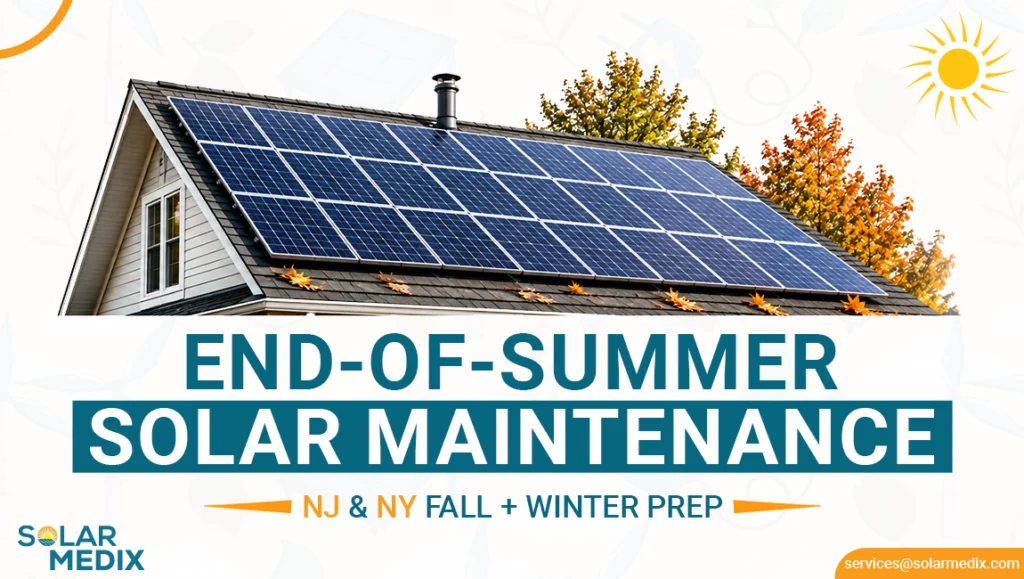 End-of-Summer Solar Maintenance Checklist