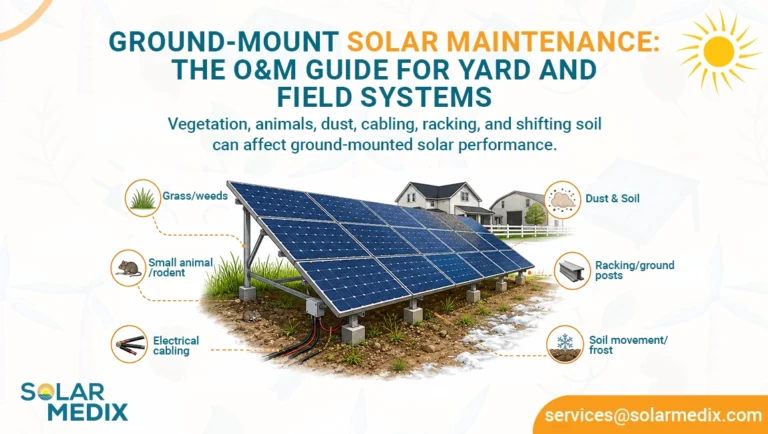 Ground-Mount Solar Maintenance Checklist