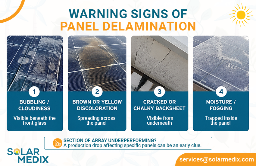 SOLAR PANEL DELAMINATION & BACKSHEET FAILURE