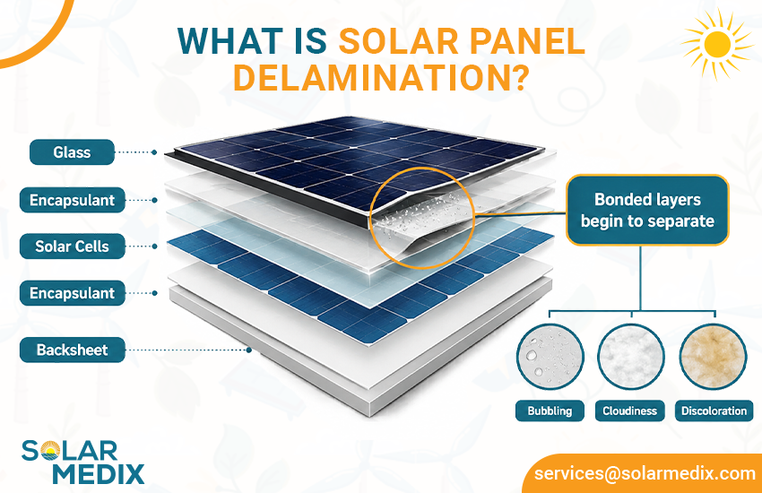 SOLAR PANEL DELAMINATION